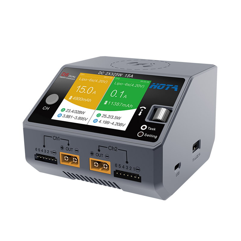 HOTA D6 Pro AC 200W / DC 650W  - Hota D6 Pro Dual Lipo Charger ulasan dan harga