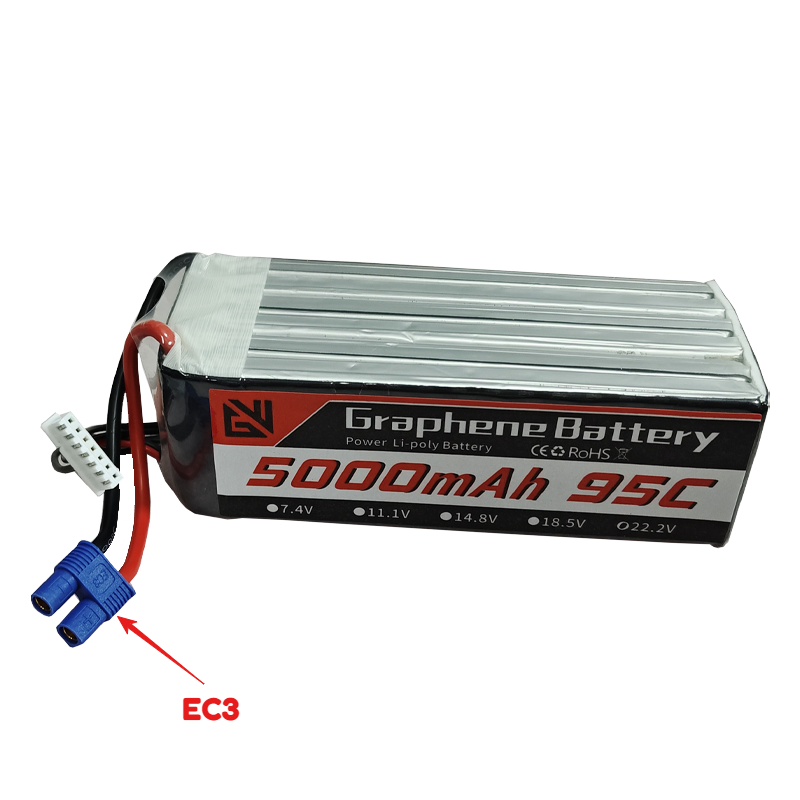 95C High-Capacity 6S 5000mAh L - 6S Lipo Battery 22.2V 5000Mah ulasan dan harga