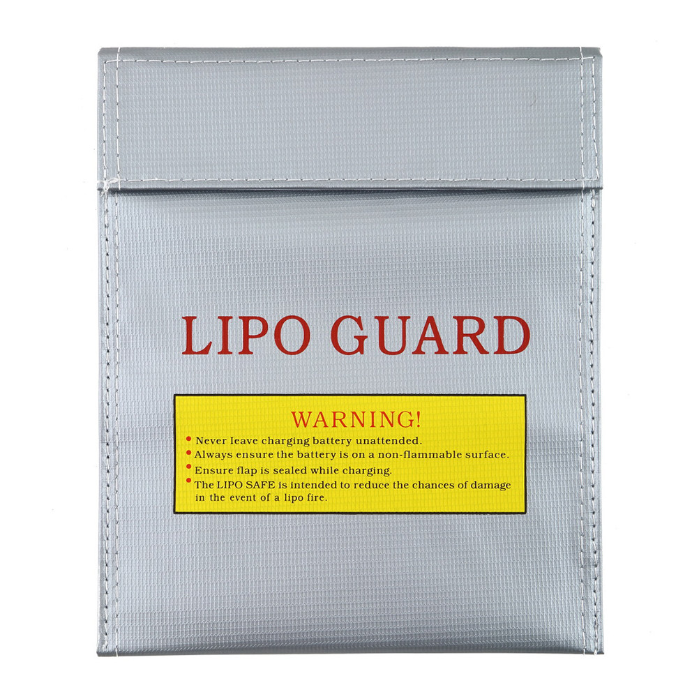 18x23cm Lipo Safety Charge Bag - Lipo Battery Fireproof Safety Charge Box ulasan dan harga