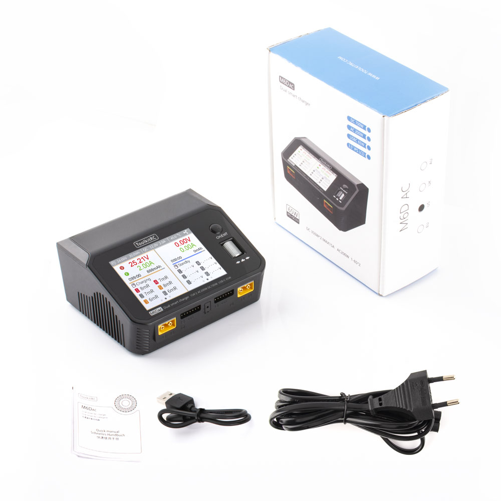 ToolkitRC M6DAC Dual Channel S - Toolkitrc M6Dac Smart Charger ulasan dan harga