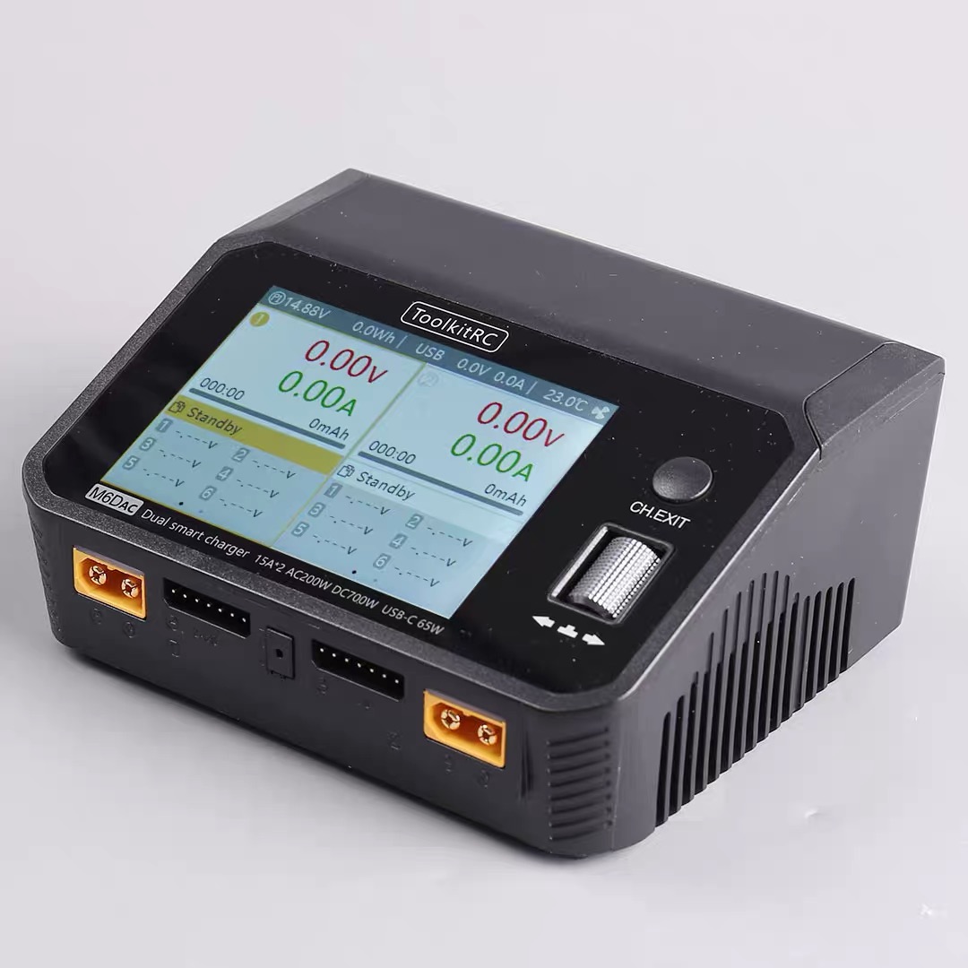 ToolkitRC M6DAC 350W X 2 USB-C - Toolkitrc M6Dac Smart Charger ulasan dan harga
