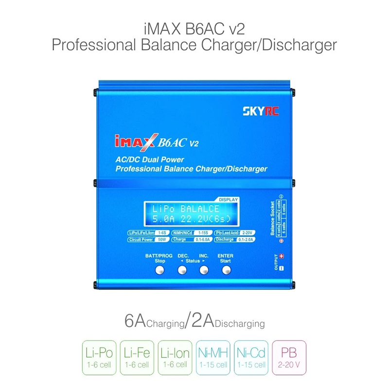 Original SKYRC iMAX B6AC V2 6A - Skyrc B6 Neo Smart Charger ulasan dan harga