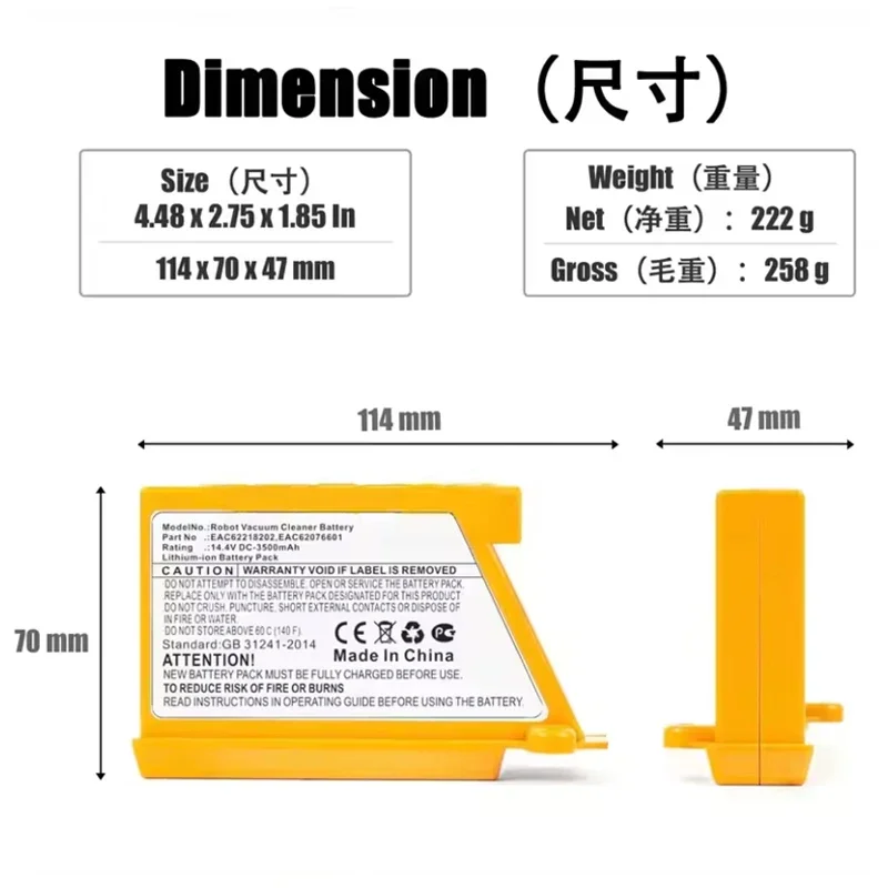 5000mAh Battery Upgrade Replac - 4S Lipo Battery 14.8V 6000Mah ulasan dan harga